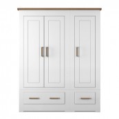 Wells Classic Contemporary 3 Door and Drawers Robe